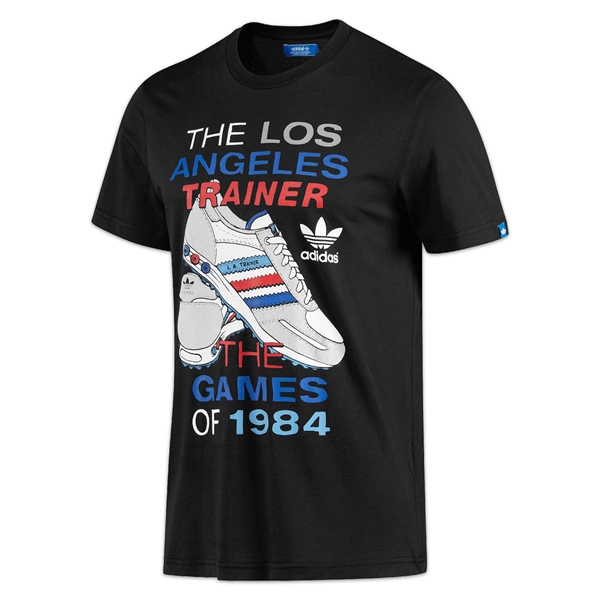Bild von Adidas Originals - LA Trainer Graphic T-shirt - Schwarz