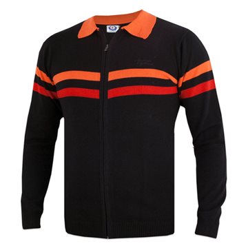 Zeige Details für Madcap England - Mavers Retro Mod Zip Cardigan - Schwarz Bild von Madcap England - Mavers Retro Mod Zip Cardigan - Schwarz