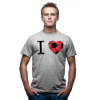 Bild von COPA Football - I Love T-shirt - Grey