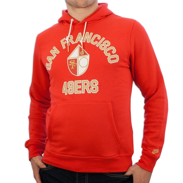 Bild von Nike Sportswear - San Francisco 49ers Rewind Hoodie - University Red/ Club Gold