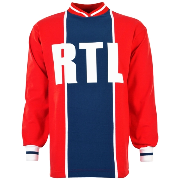 Bild von Paris Saint-Germain 1974 Retro Fußball Trikot