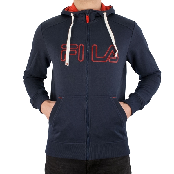 Bild von FILA Vintage - Waine Kapuzenpullovere Sweatjacke - Blau