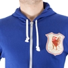 Bild von TOFFS - France 1924 Retro Rugby Zipped Kapuzenpullover - Royal Blau