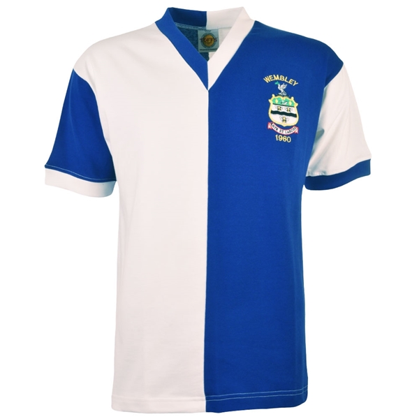 Bild von Blackburn Rovers Retro Fußbal Trikot FA Cup Finale 1960