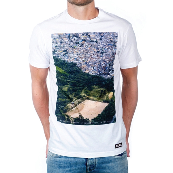 Bild von COPA Football - Ground From Above T-Shirt - Weiss