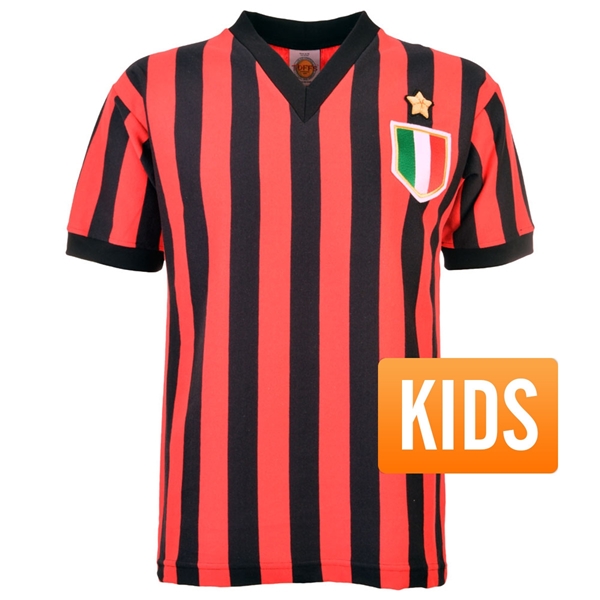 Bild von A.C. Milan Retro Fußball Trikot 1979-1980 - Kids
