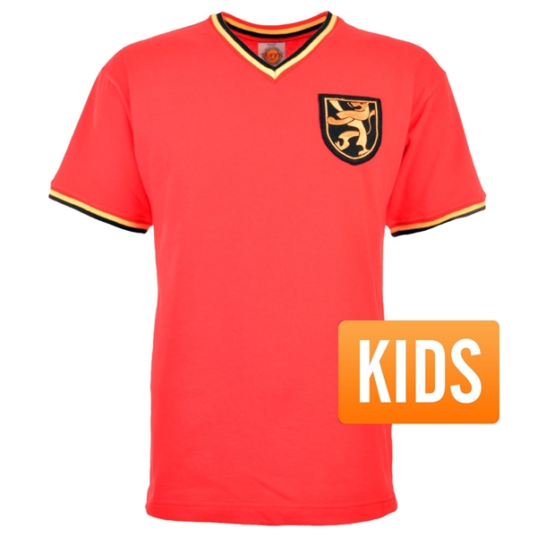 Bild von  Belgien Retro Fußball Trikot 1970's - Kids