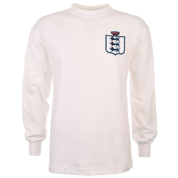 Bild von England Retro Fußball Trikot (Langarm)