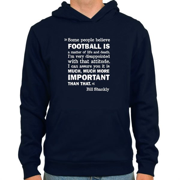 Bild von Spielraum - Bill Shankly Hoodie - Navy