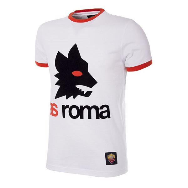 Bild von COPA Football - AS Roma Retro Logo T-Shirt - Weiss