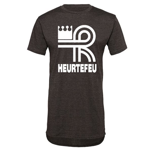 Bild von Heurtefeu - Brand Logo Long Shaped T-Shirt - Grau