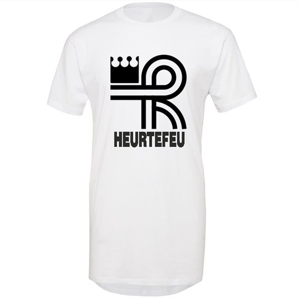 Bild von Heurtefeu - Brand Logo Long Shaped T-Shirt - Weiss