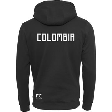 Zeige Details für FC Eleven - Kolombien Kapuzenpulli - Schwarz Bild von FC Eleven - Kolombien Kapuzenpulli - Schwarz