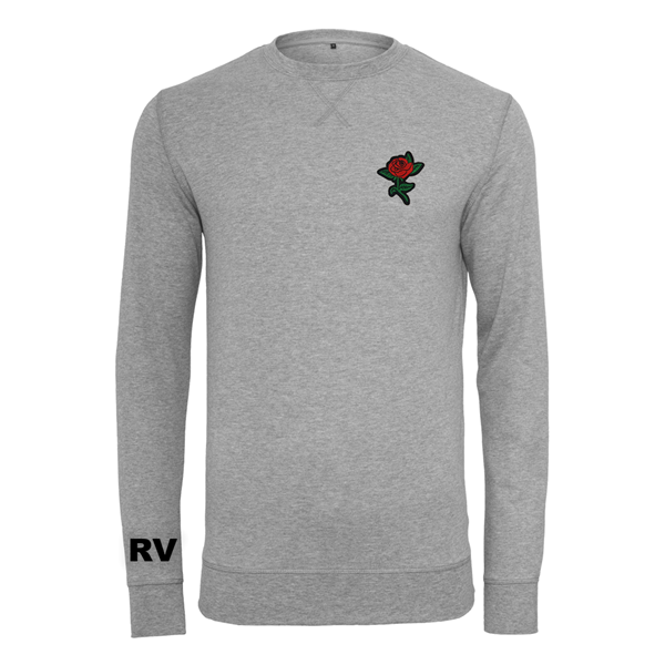 Bild von Rugby Vintage - England's Rose Light Sweatshirt - Grau