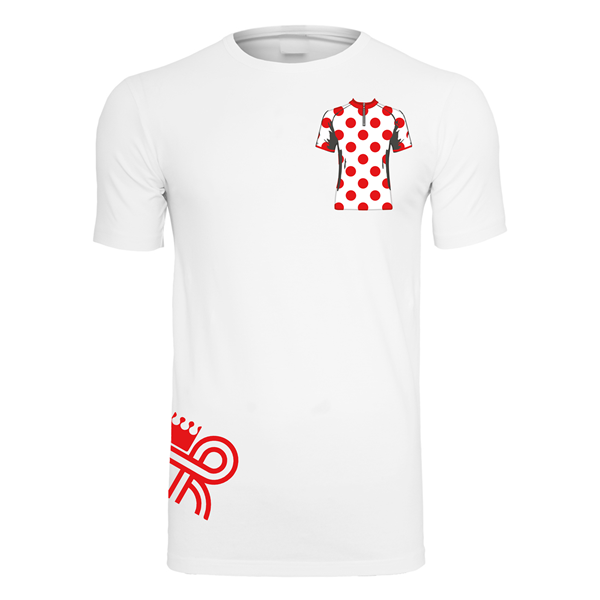 Bild von Heurtefeu - Polka Dot Stretch T-Shirt - Weiss