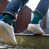 Cantona Kung Fu Socks - Green