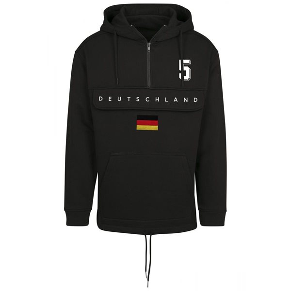 FC Eleven - Germany Flag Anorak Hoodie - Black