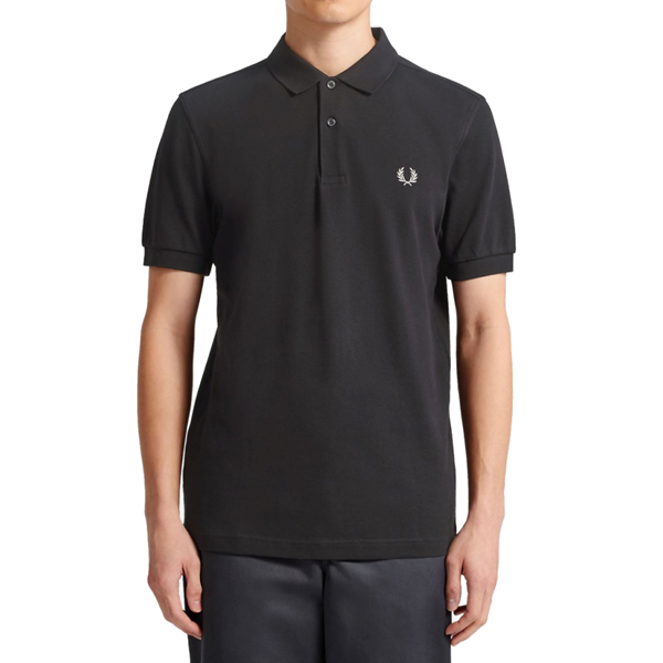 Fred Perry - Plain Polo Shirt - Zwart