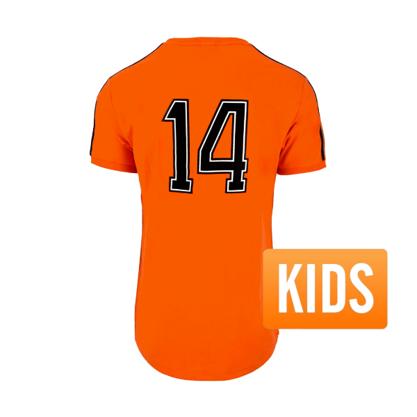 Cruyff Classics - Holland Retro Shirt WC 1974 + Number 14