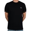Fred Perry - Abstract Cuff T-Shirt - Black