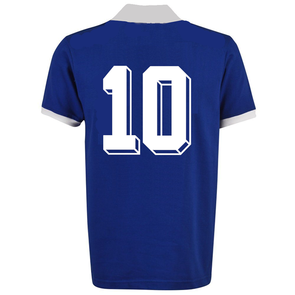 Bastia Retro Football Shirt 1978 + Number 10 (Papi)