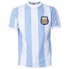Argentina Retro Shirt WC 1986 + Number 10 (Maradona)