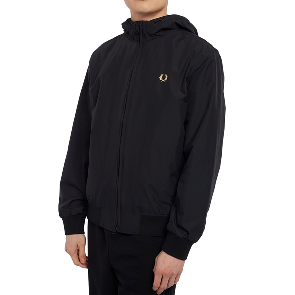 Fred Perry - Hooded Brentham Jacket - Black