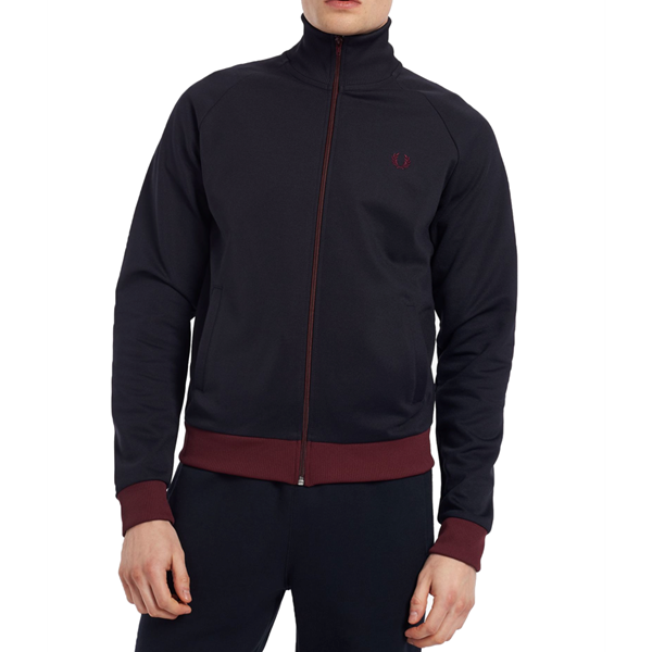 Fred Perry - Contrast Trim Track Jacket - Navy