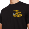 Fred Perry - Print T-Shirt - Zwart