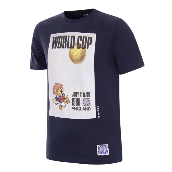 COPA Football - World Cup 1966 Poster T-Shirt - Navy