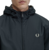 Fred Perry - Hooded Brentham Jacket - Night Green