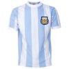 Argentina Retro Football Shirt WC 1986 + Maradona 10 - Kids