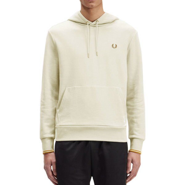 Fred Perry - Tipped Hooded Sweater - Shaded Stone