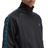 Fred Perry - Contrast Tape Trainingsjack - Zwart/ Cyber Blauw