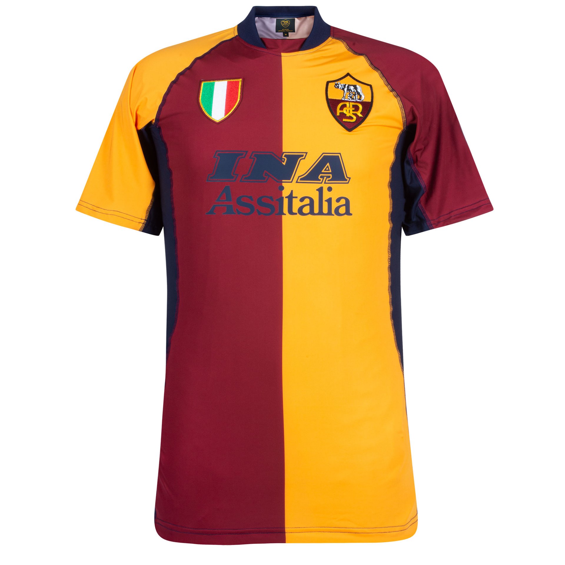 AS Roma Retro Fussball Trikot 2001/02 + Totti 10 Spezialist in Vintage Fußball Trikots, Retro