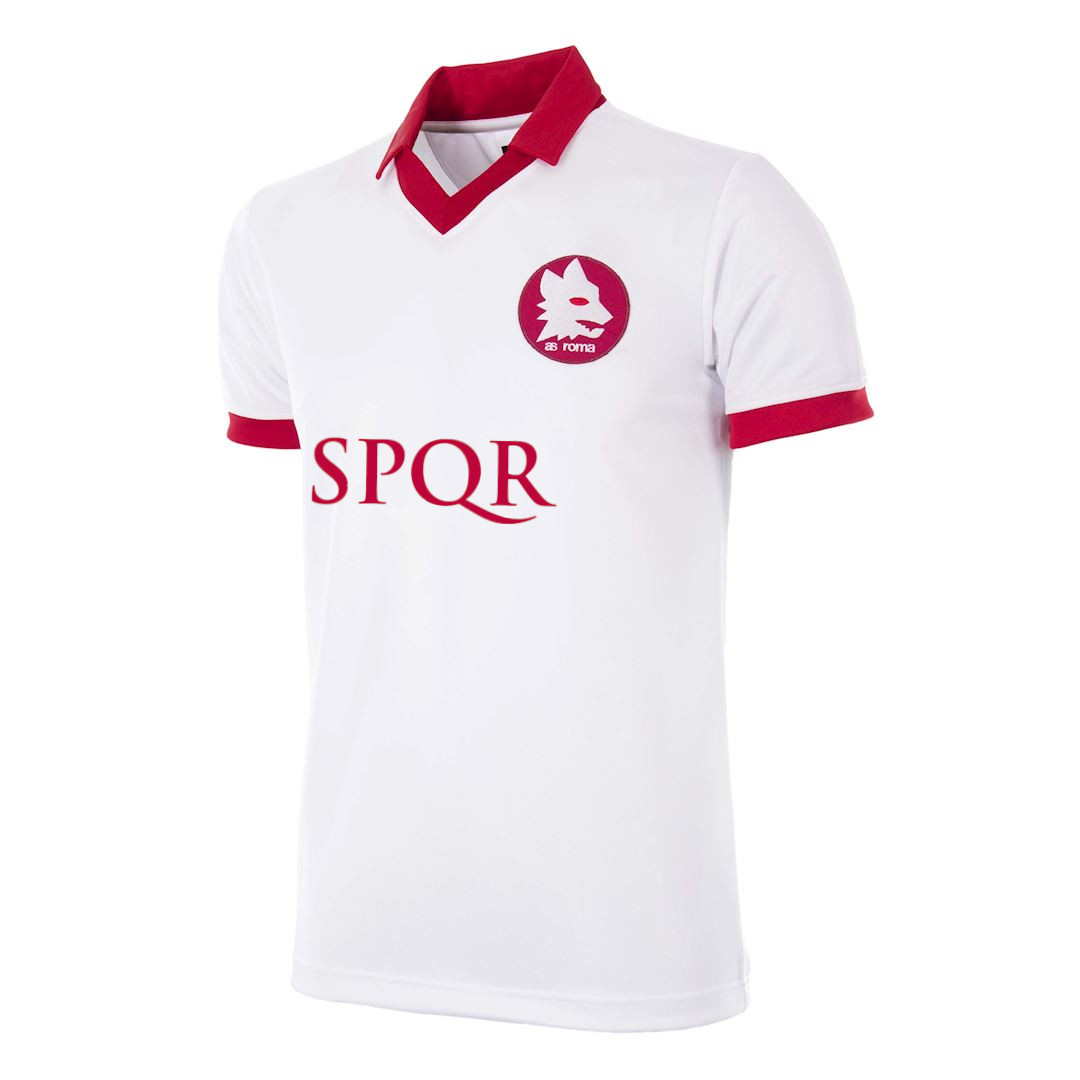 AS Roma SPQR Retro Fussballtrikot Europapokal I Finale 1984 - Spezialist in  Vintage Fußball Trikots, Retro Trikots und Retro Mode.