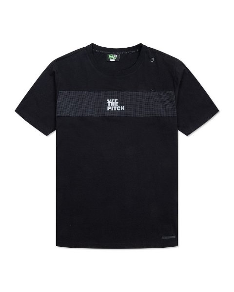 OTP x Robey - Tammy Woven Bi-Stretch T-Shirt - Zwart