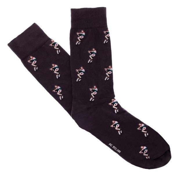 AC Milan 2003 Celebration Casual Socks - Grey