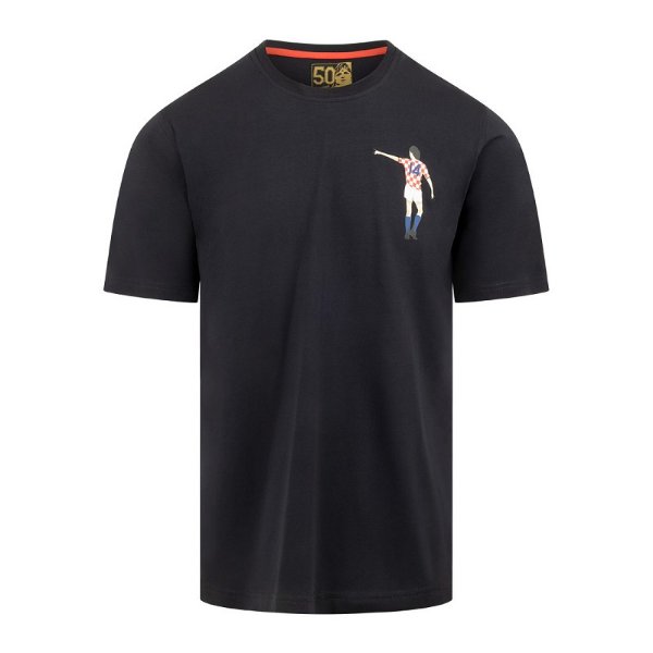 Cruyff - Kroatië Dos Rayas Graphic T-Shirt - Navy