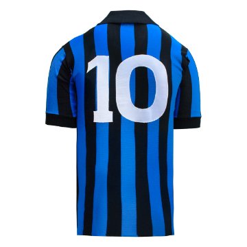 NR Nicola Raccuglia - Atalanta Official Retro Football Shirt 1985-1986 + Number 10 (Donadoni) NR Nicola Raccuglia - Atalanta Official Retro Football Shirt 1985-1986 + Number 10 (Donadoni)