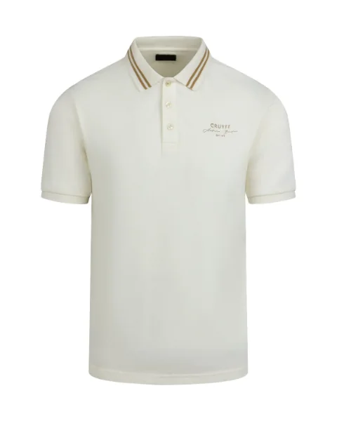 Cruyff - Gudad Polo Shirt - Cream/ Gold