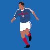 FC Eleven - France Zizou T-Shirt - Blue