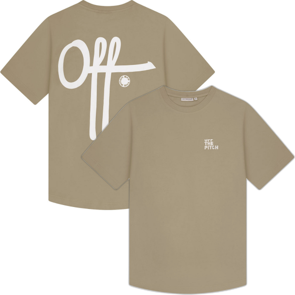 Bild von Off The Pitch - Fullstop Slim Fit T-Shirt - Khaki