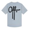 Off The Pitch - Fullstop Slim Fit T-Shirt - Lichtblauw