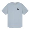 Off The Pitch - Fullstop Slim Fit T-Shirt - Lichtblauw