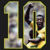 FC Eleven - Pelé O Rei T-Shirt - Zwart