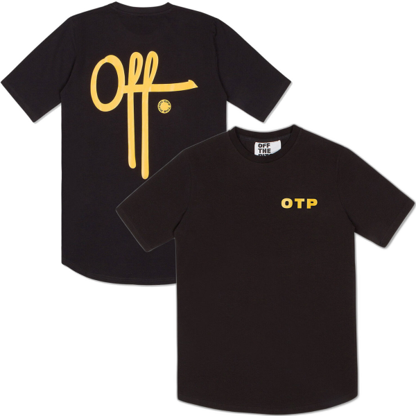 Bild von Off The Pitch - Full Stop T-Shirt - Schwarz/ Gelb