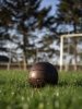 Bild von JW & Sons - Retro Fußball Duplo T 1950 - Braun
