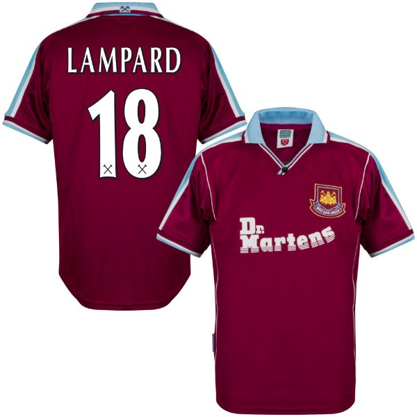 West Ham United Retro Voetbalshirt 2000-2001 + Lampard 18