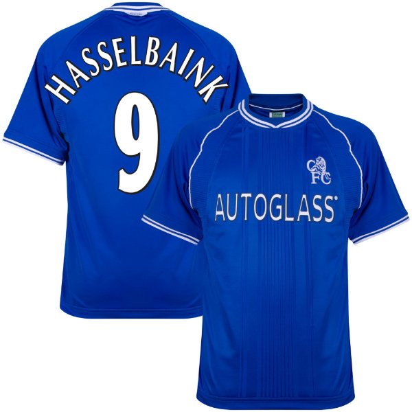 Chelsea Retro Voetbalshirt 1999-2001 + Hasselbaink 9
